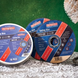 115mm (4.5") Cutting Discs (Pack of 10)