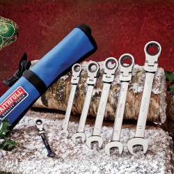 6 Piece Ratchet Combi Spanner Set